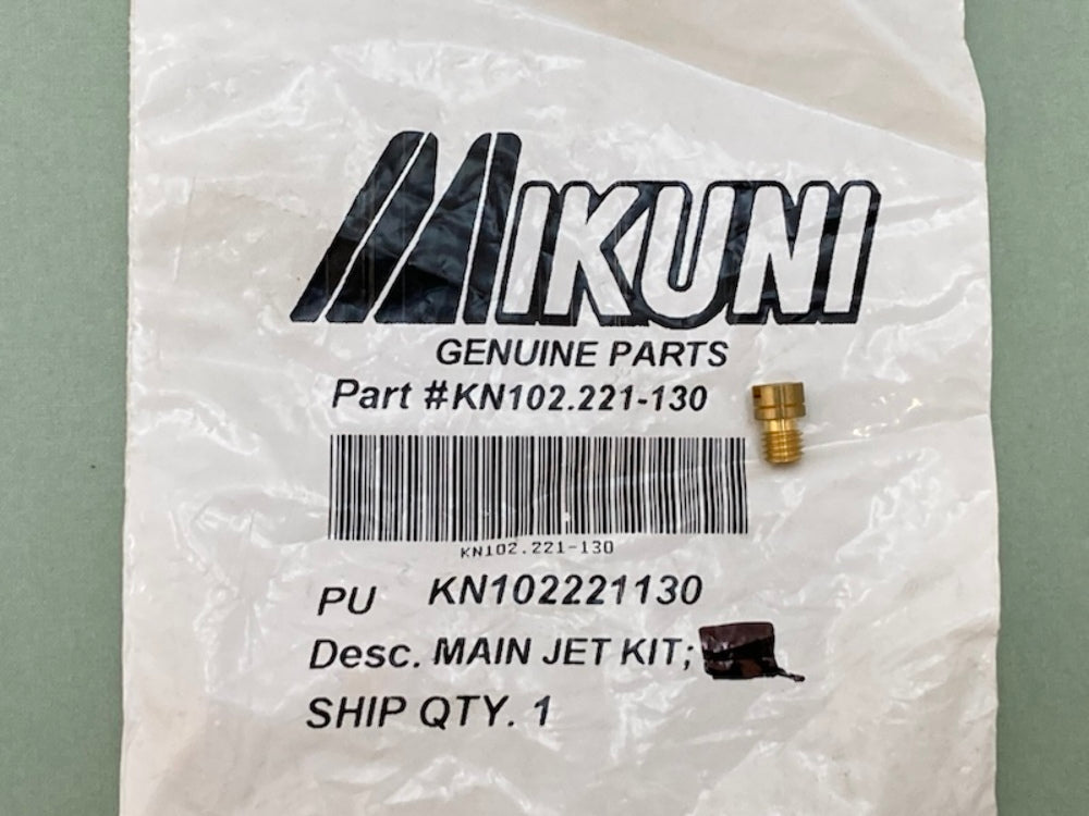 Mikuni KN102.221-130 Jet, Main, #130 New Genuine