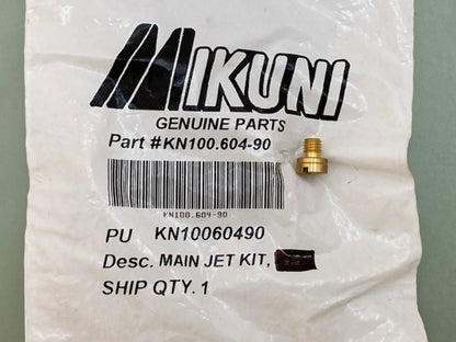 Qty 2 Mikuni KN100.604-90 Jet, Main, #90 New Genuine