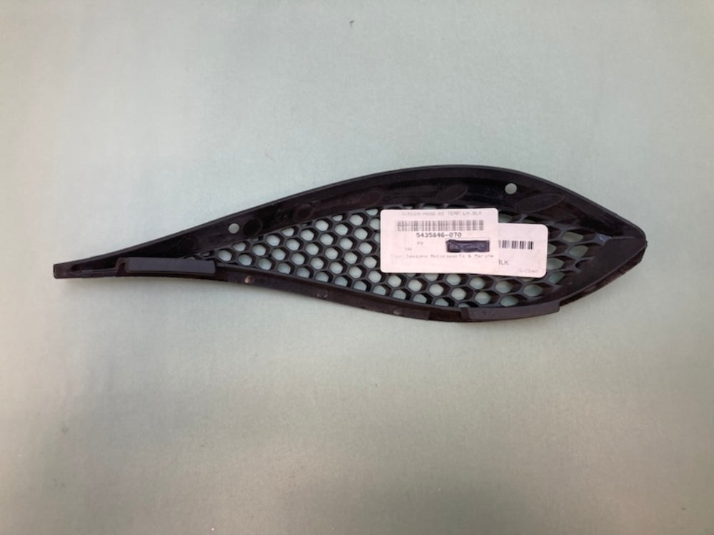 Polaris 5435846-070 Screen Hood Left Black New Genuine