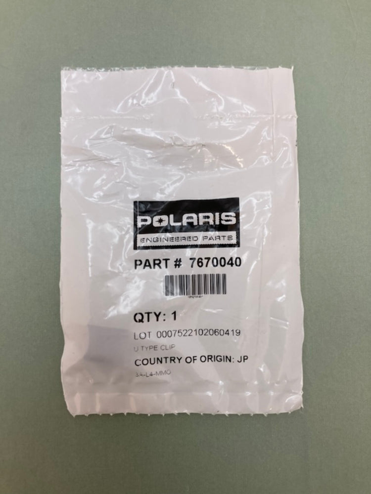 Polaris 7670040 U Type Clip New Genuine