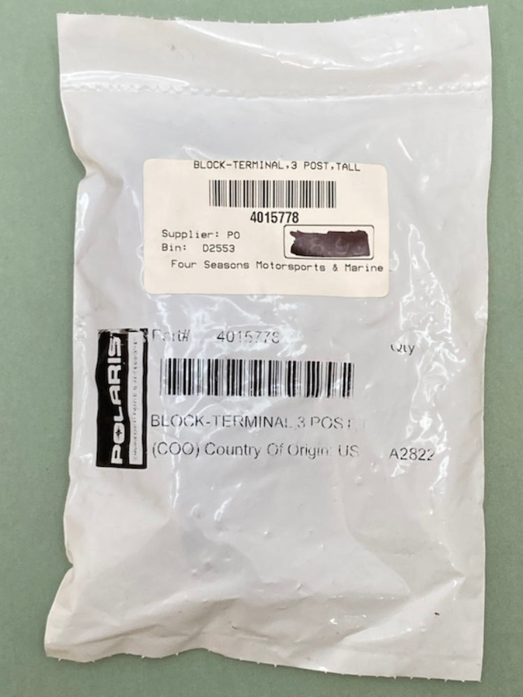 Polaris 4015778 Terminal Block New Genuine