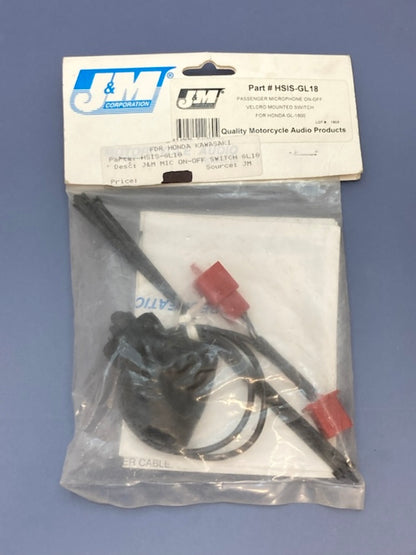 J&M HSIS-GL18 legacy Passenger Microphone On-Off Switch New Genuine