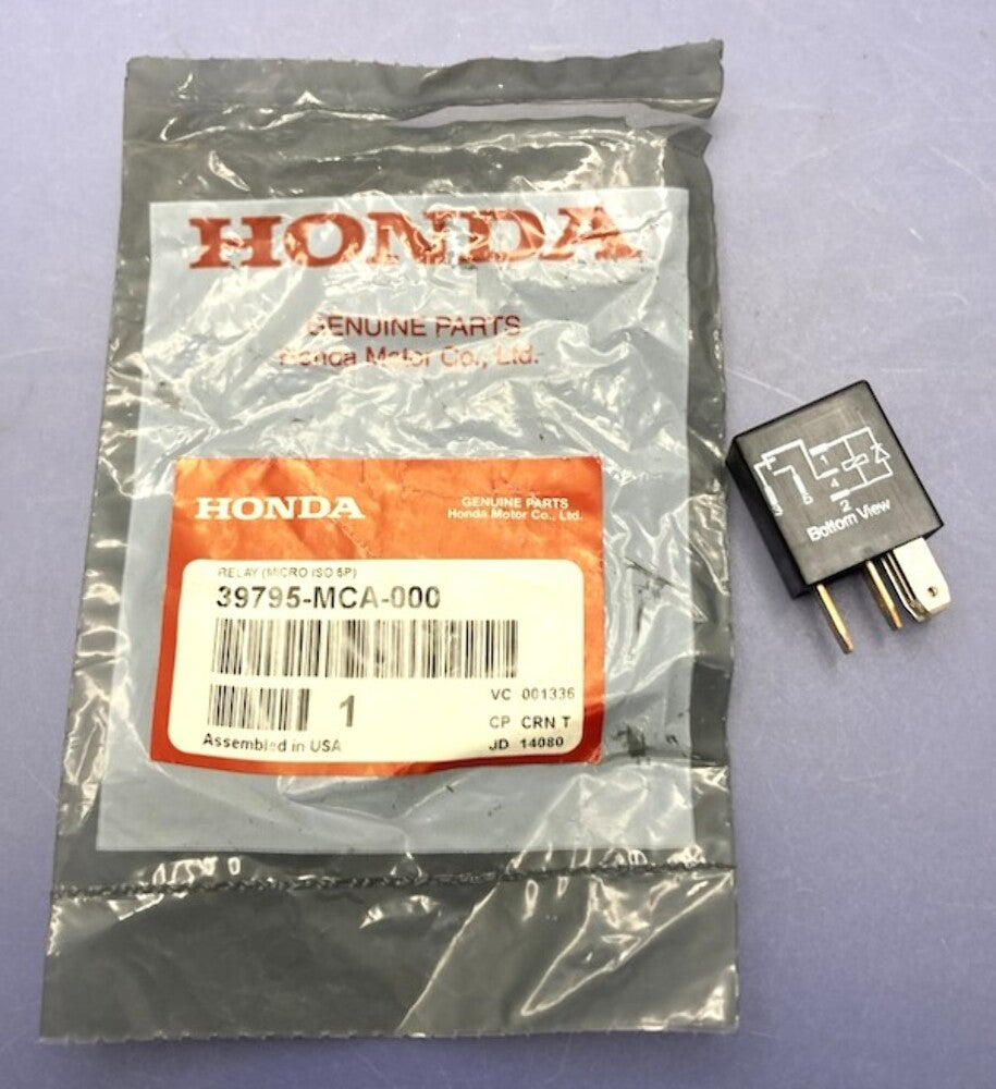 Honda 39795-MCA-000 Relay (Micro Iso 5P) New Genuine Honda Gold Wing
