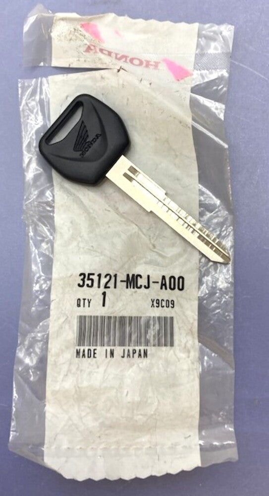 Honda 35121-MCJ-A00 Key, Blank New Genuine CBR954RR