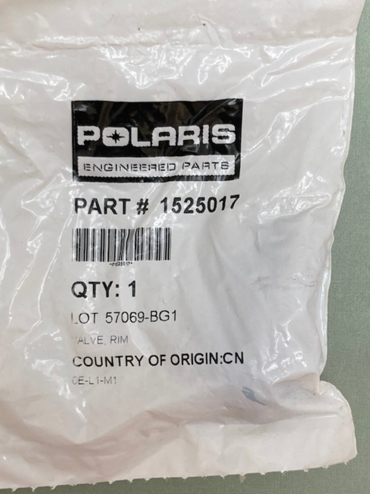 Polaris 1525017 Snap-In Tubeless Tire Rim Valve Stem New Genuine