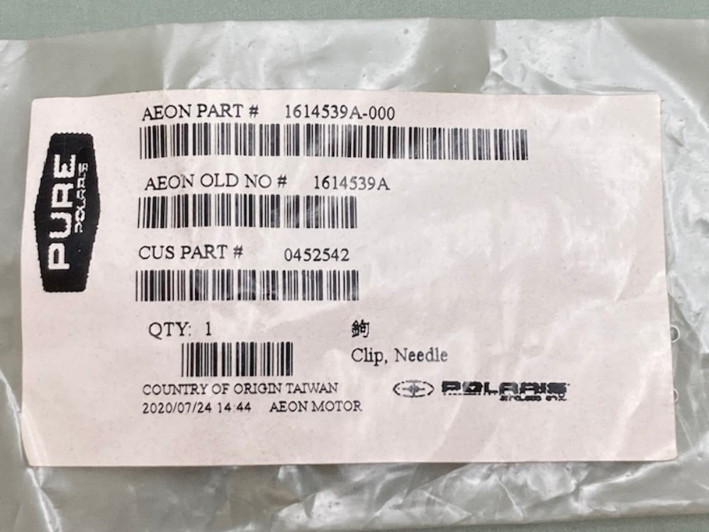 Polaris 0452542 Needle Clip New Genuine