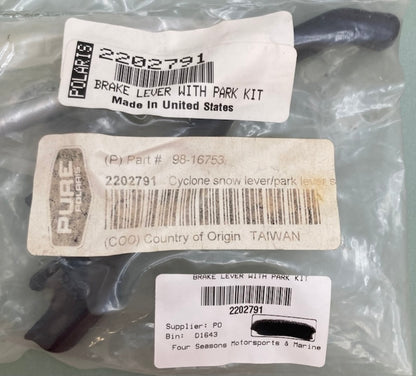 Polaris 2202791 Brake Lever with Park Kit New Genuine