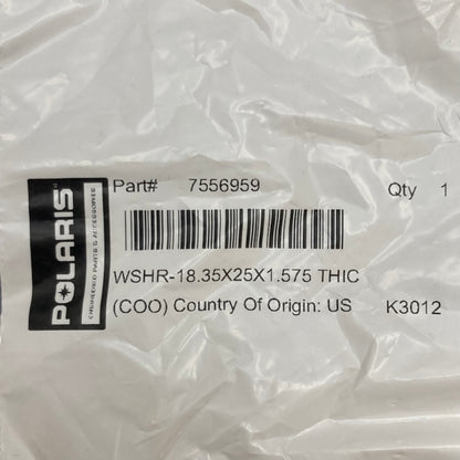 Polaris 7556959 Washer (18.35X25X1.575 THIC) New Genuine
