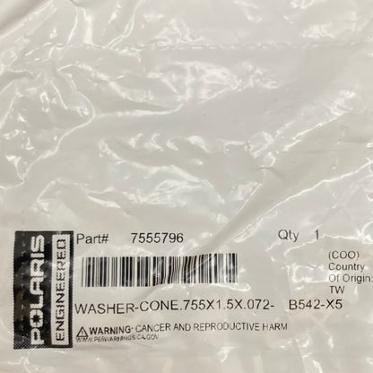 Polaris 7555796 Cone Washer New Genuine