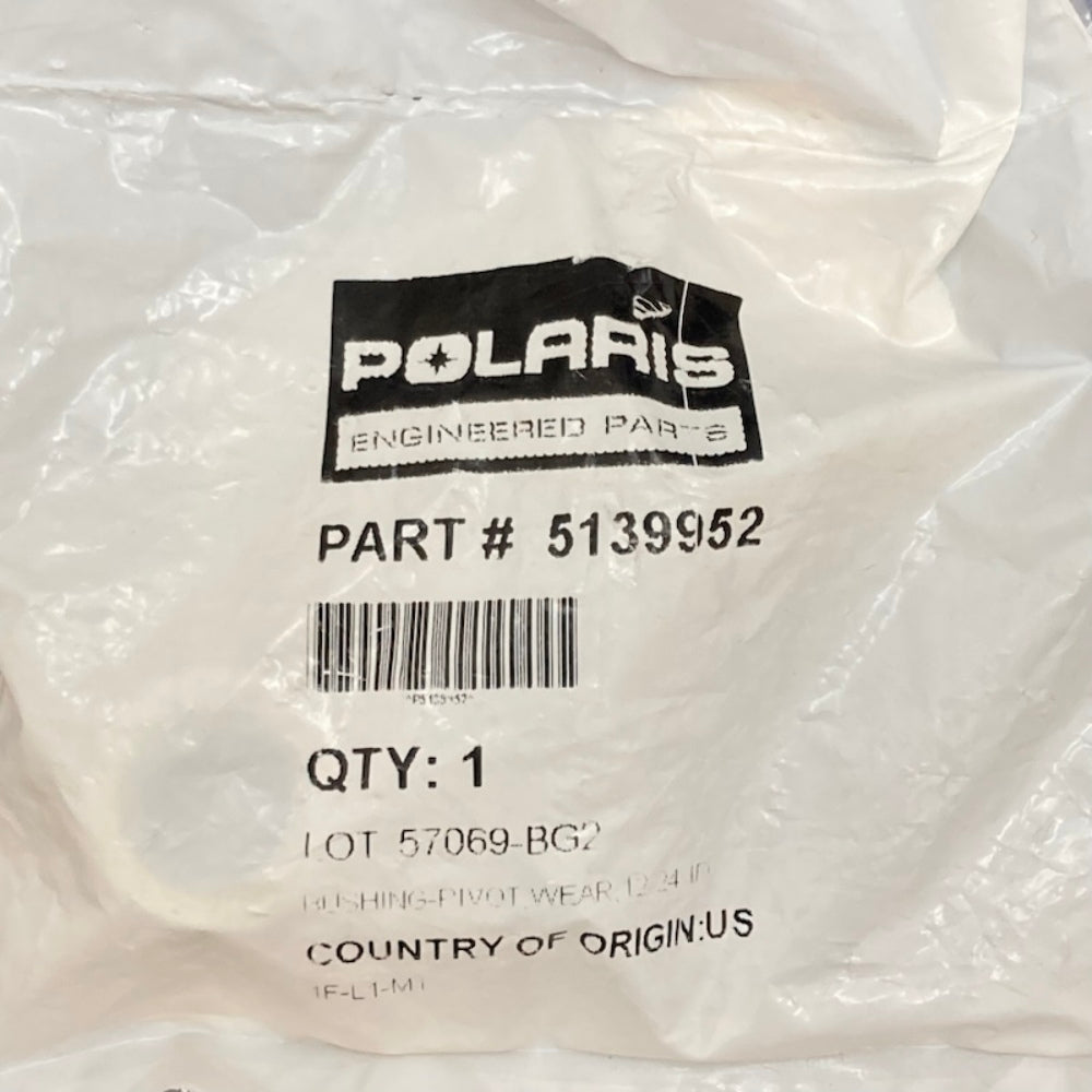 Polaris 5139952 Suspension Pivot/Wear Bushing (12.24mm) New Genuine
