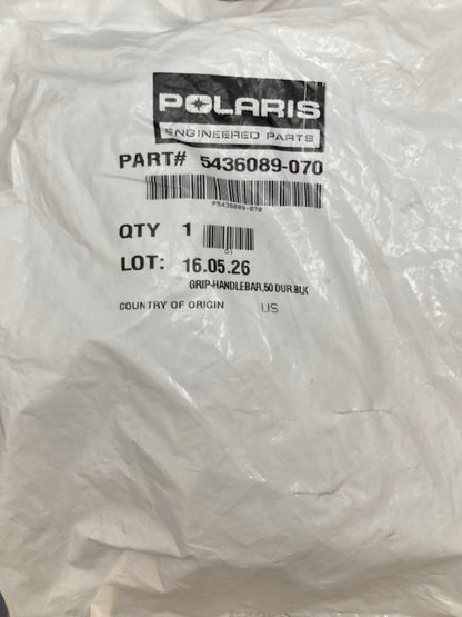 Polaris 5436089-070 Handlebar Grip (Gloss Black) New Genuine