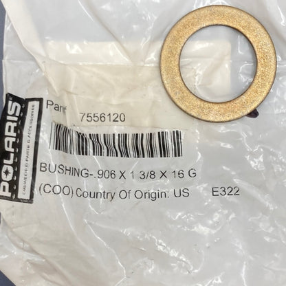 QTY 5 Polaris 7556120 Washer (.906X1.38X16in) New Genuine