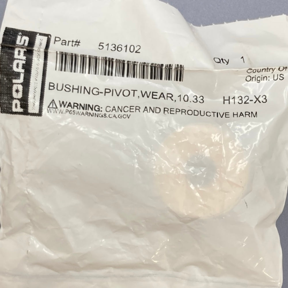 Polaris 5136102 Wear Pivot Bushing (10.33mm) New Genuine