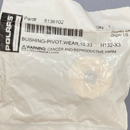 Polaris 5136102 Wear Pivot Bushing (10.33mm) New Genuine