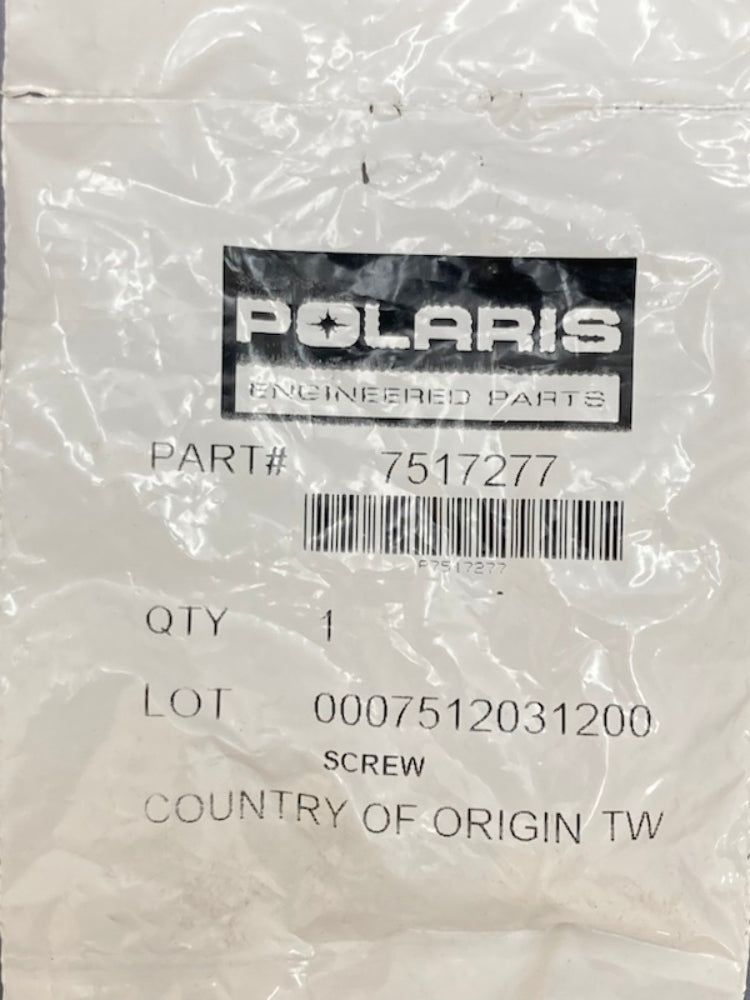 QTY 2 Polaris 7517277 Screw New Genuine