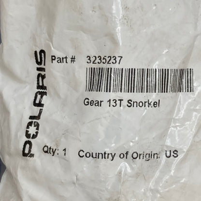 Polaris 3235237 Front Output, 13-Tooth/Snorkel Gear New Genuine