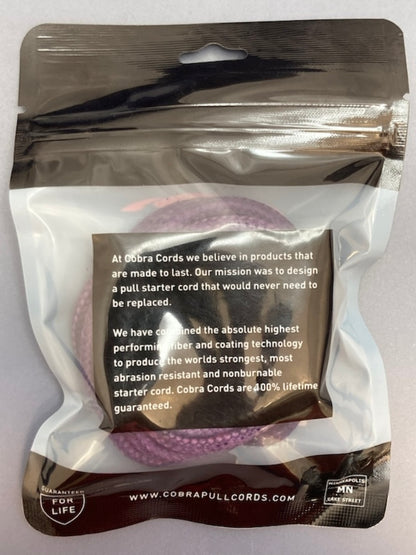 Polaris 2889921 X Cobra Cord HP Pull Start Cord (Purple) New Genuine