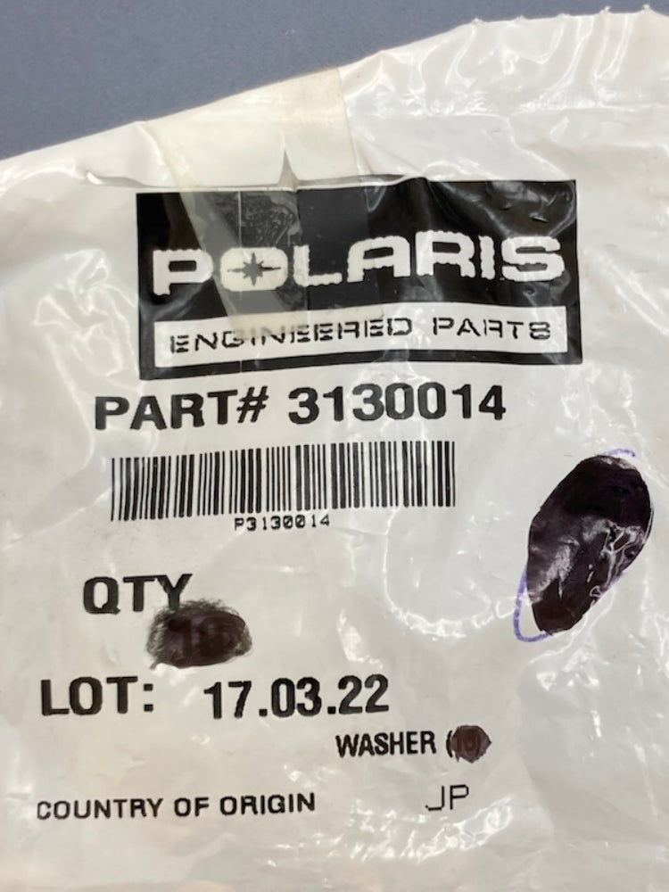 QTY 8 Polaris 3130014 Flat Brass Washer New Genuine