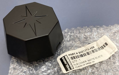 Polaris 5451374-458 Matte Black Wheel Hub Cover New Genuine
