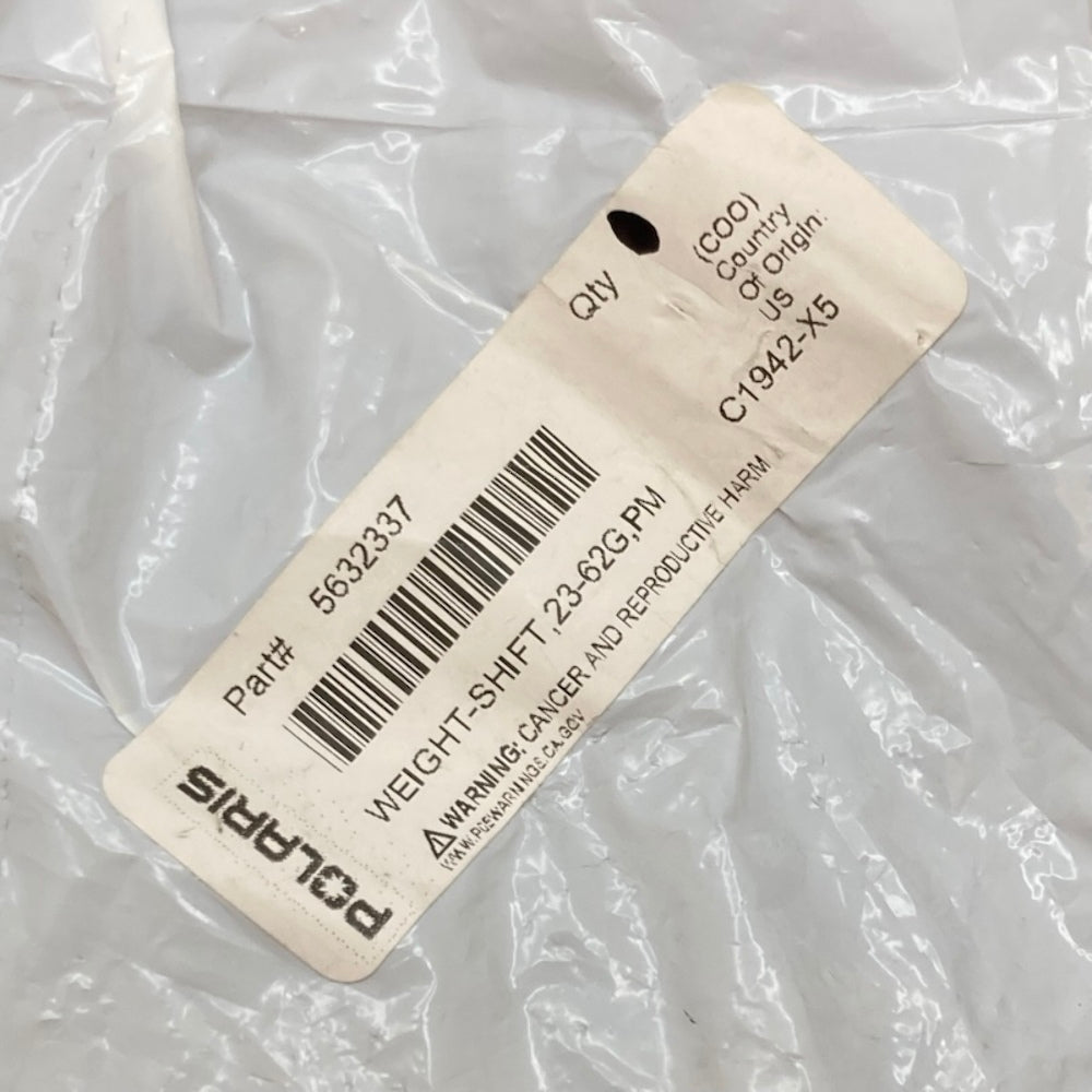 Polaris 5632337 Primary Drive Clutch Shift Weight (23-62G) New Genuine
