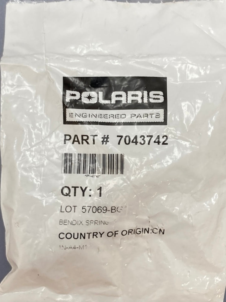 Polaris 7043742 Starter Bendix Spring New Genuine