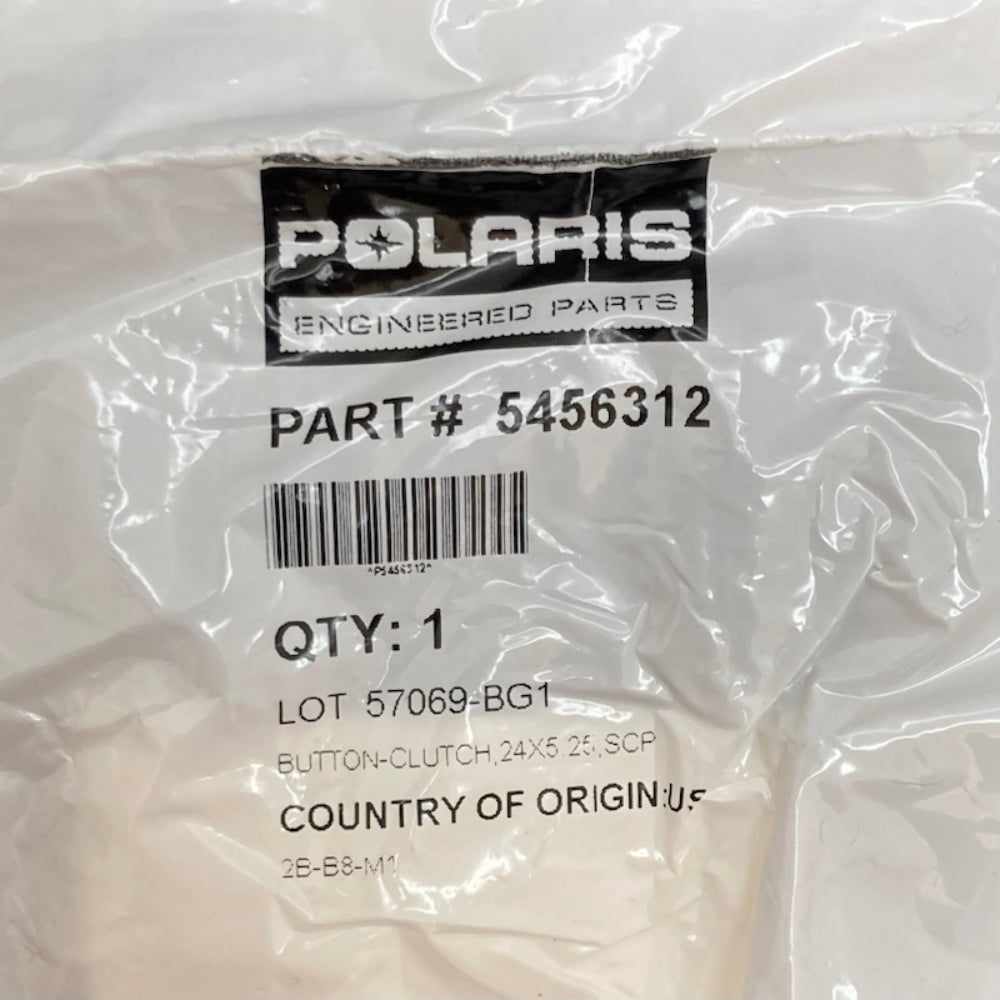 Polaris 5456312 Clutch Button (24 x 5.25) New Genuine