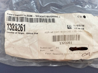 QTY 3 Polaris 1323261 Clutch Shift Weight w/ Bushing Assy (10-58RD) New Genuine