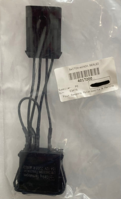 Polaris 4017200 Weather-Sealed Dash Rocker Switch New Genuine