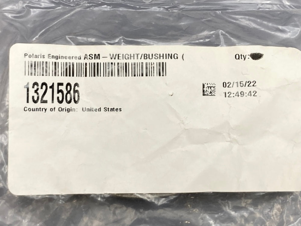 QTY 3 Polaris 1321586 Primary Drive Clutch Shift Weight Assembly New Genuine