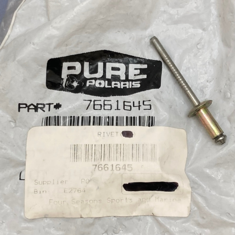 QTY 10 Polaris 7661645 Metal Blind Pop Rivet/T-Lock Rivet New Genuine