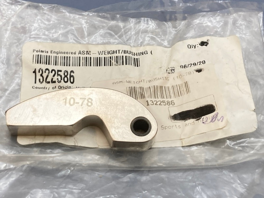 Polaris 1322586 Clutch Weight and Bushing Assembly (10-78) New Genuine
