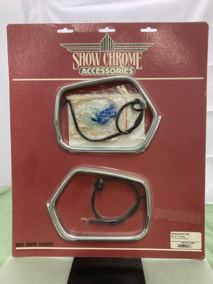 Show Chrome 52-560 Visored Mirror Trim for Honda Goldwing New Genuine