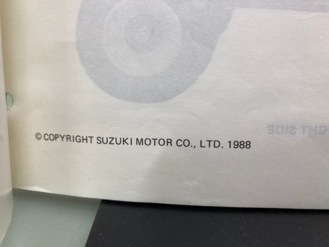 Suzuki 99500-22062-01E LT250R Service Manual '88 Genuine