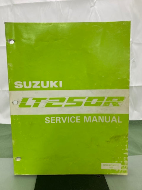 Suzuki 99500-22062-01E LT250R Service Manual '88 Genuine