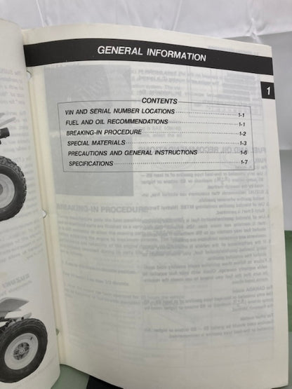 Suzuki 99500-42100-01E LT250S Service Manual '88 Genuine