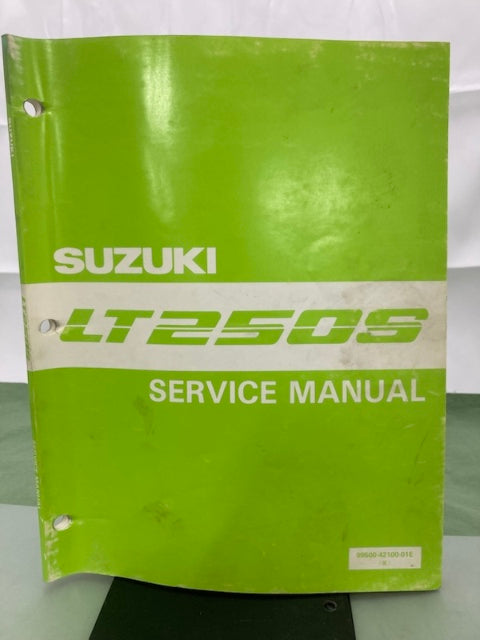 Suzuki 99500-42100-01E LT250S Service Manual '88 Genuine