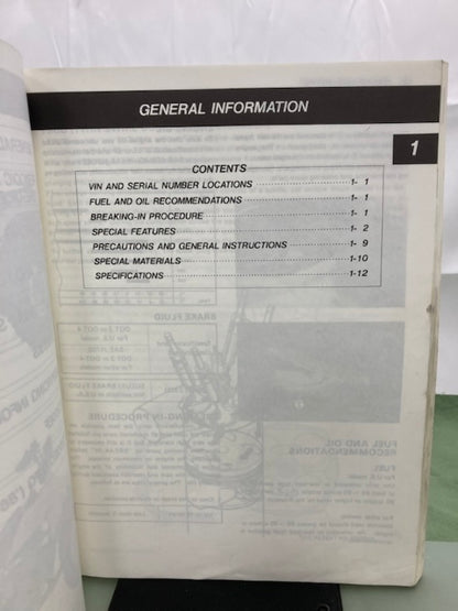 Suzuki 99500-42011-01E LT250E Service Manual '85-'86 Genuine