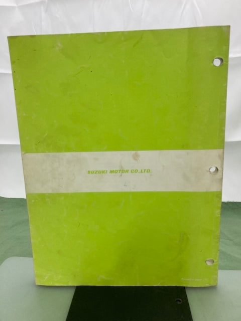 Suzuki 99500-22041-01E LT250R Service Manual '85 Genuine
