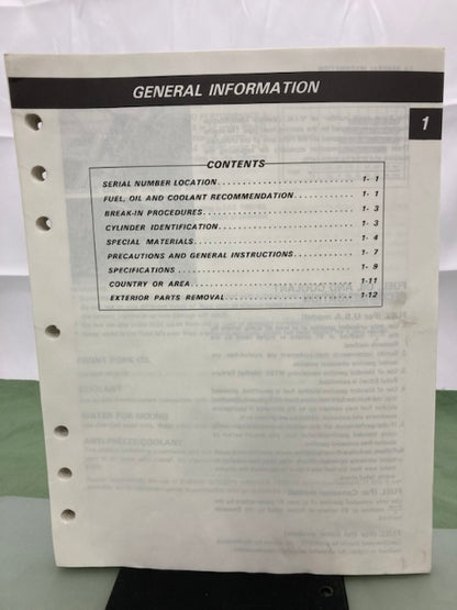 Suzuki 99500-33020-03E GSF400 Bandit Service Manual '90 Genuine