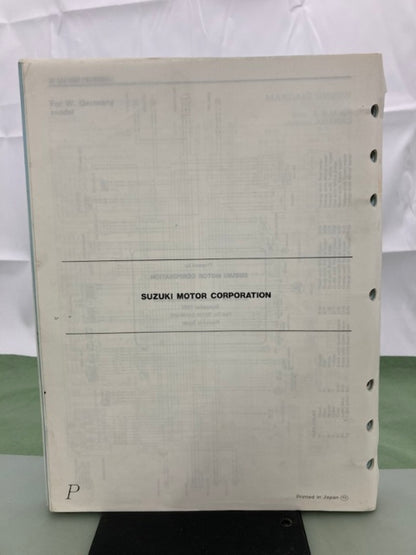 Suzuki 99500-33020-03E GSF400 Bandit Service Manual '90 Genuine