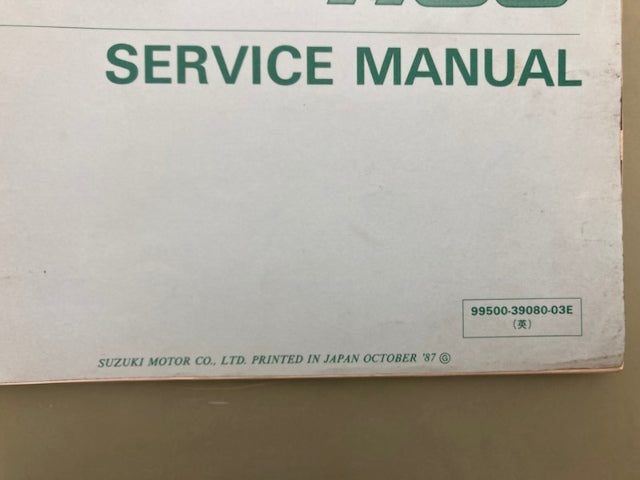 Suzuki 99500-39080-03E Katana 1100 Service Manual '87 Genuine