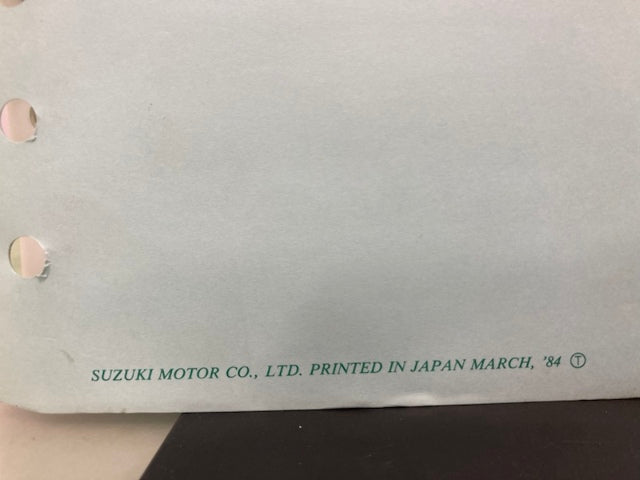 Suzuki 99500-39032-03E GS1150 Service Manual '84 Genuine