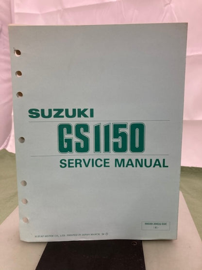 Suzuki 99500-39032-03E GS1150 Service Manual '84 Genuine