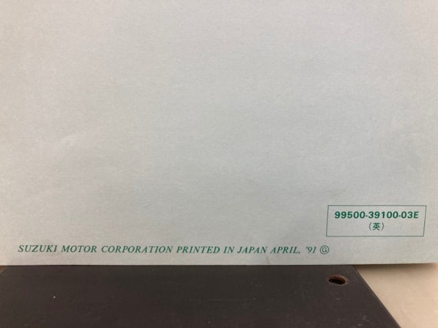 Suzuki 99500-39100-03E GSX1100G Service Manual '91 Genuine