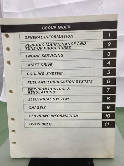 Suzuki 99500-39041-03E GV1200GL Service Manual '84 Genuine