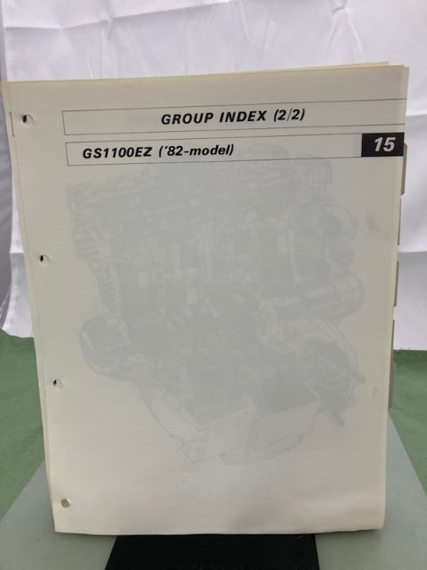 Suzuki 99500-39011-03E GS1100 Service Manual '82 Genuine