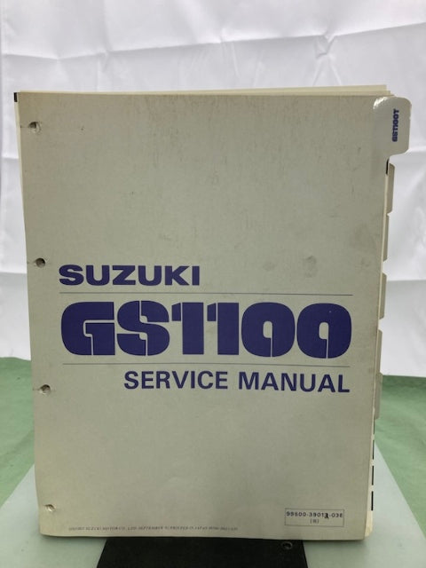 Suzuki 99500-39011-03E GS1100 Service Manual '82 Genuine