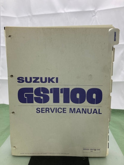 Suzuki 99500-39011-03E GS1100 Service Manual '82 Genuine