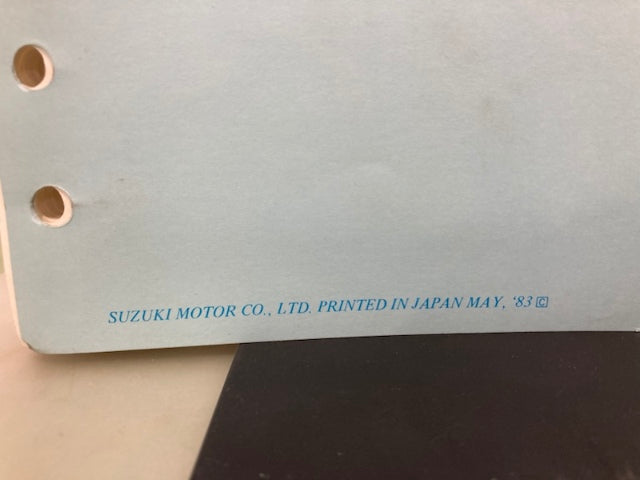 Suzuki 99500-37022-03E GS750E/ES Service Manual '83 Genuine