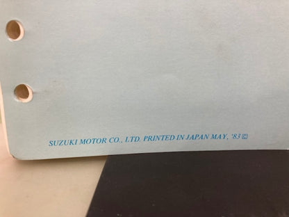Suzuki 99500-37022-03E GS750E/ES Service Manual '83 Genuine